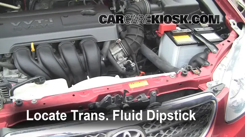 2007 Toyota Corolla CE 1.8L 4 Cyl. Transmission Fluid Check Fluid Level